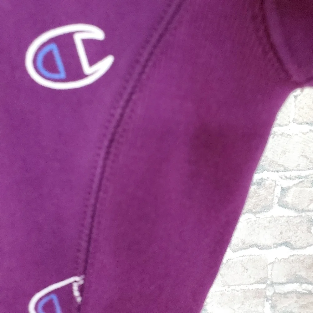 Champion Purple Reverse Weave Hoodie Tossed  Cs Size Small - Picture 9 of 16